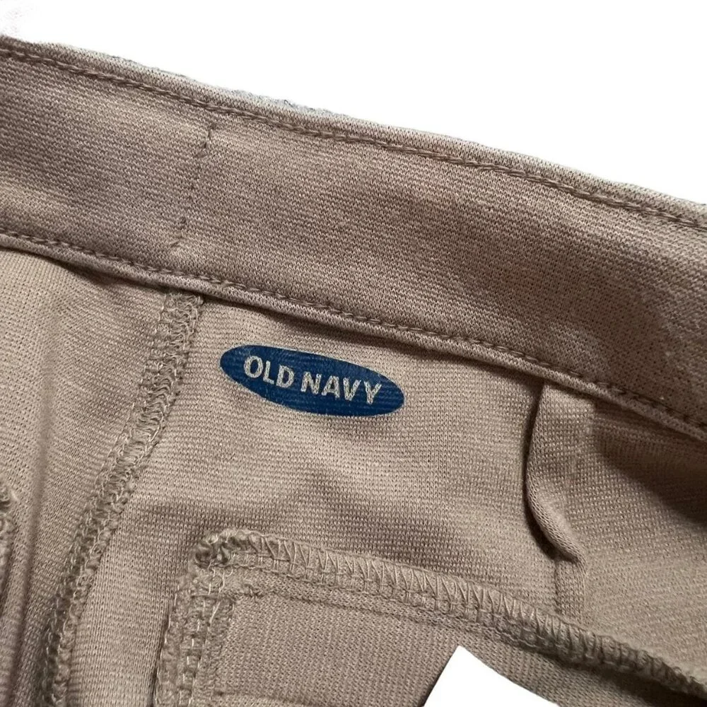 Old Navy Sz 12 School Uniform Khaki Ponte-Knit Jeggings Pants